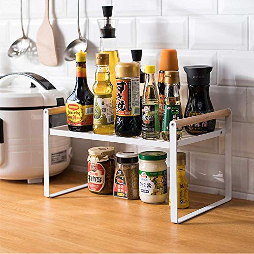 JOMAY Kitchen Organizer Stackable Counter Shelf Countertop
