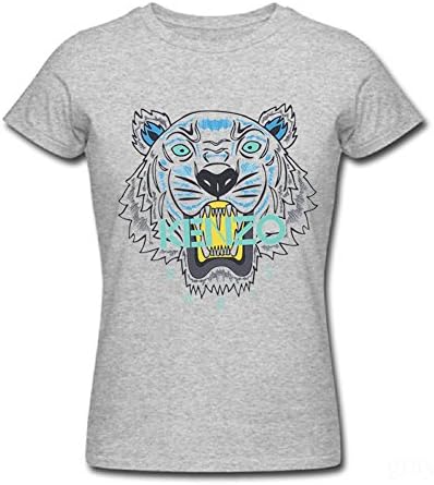 Ahhsywv Womens T-shirts Classic Style Kenzo Gray Size S