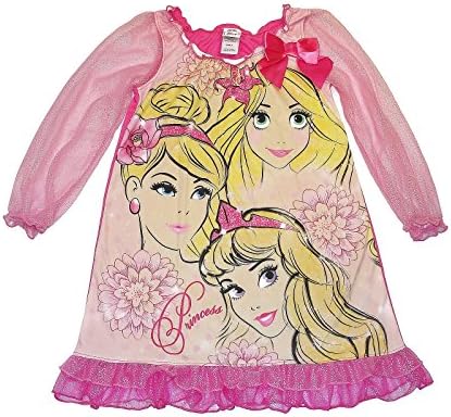 Princess Rapunzel, Cinderella, and Aurora Nightgown, Pajama Gown Size 8
