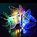 Ucharge Solar Power String Lights 12 LED Animal Design Multi-Color Fiber Optic Butterfly Decorative Lights for Home, Patio, Garden, Tree and Outdoor Decoration