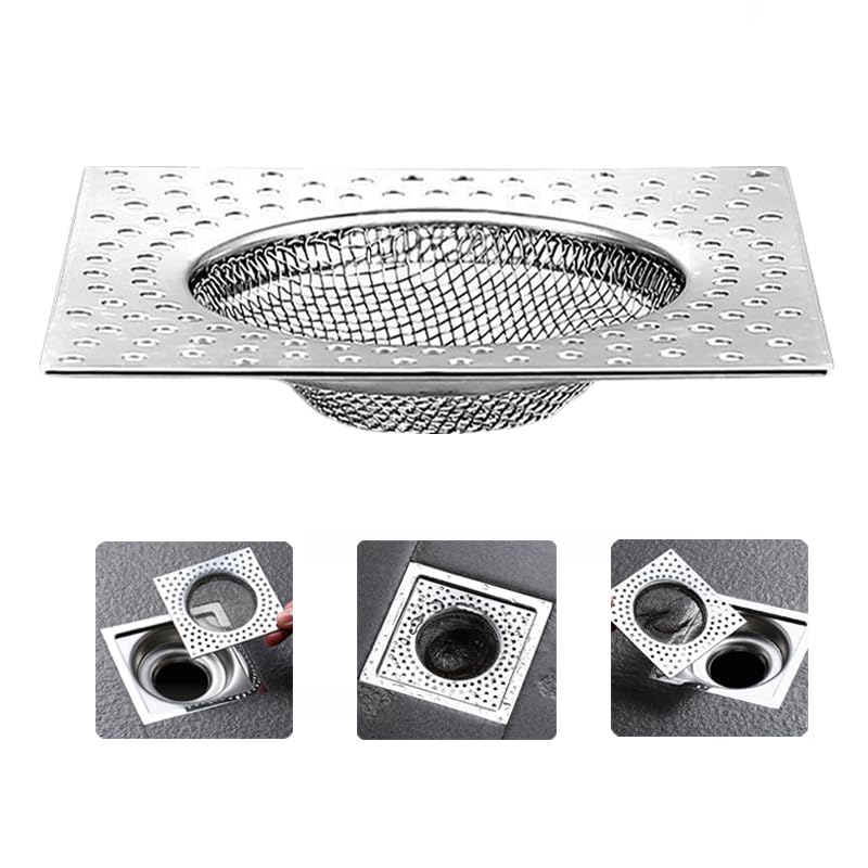4PCS Bath Drain Hair Catcher,shower hair catcher drain protector,stainless steel bathroom sink plug strainer,sink drainer filter/stopper/sieve,kitchen plug hole strainer,shower drain cover hair trap.
