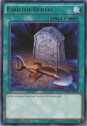 Yu-Gi-Oh! - Foolish Burial (DPBC-EN025) - Duelist Pack 16: Battle City - 1st Edition - Rare