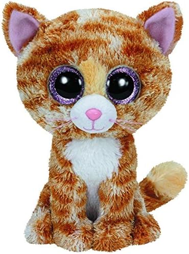 Ty Tabitha the Brown &amp; White Cat Kitty Kitten Beanie Boos Stuffed Plush Toy