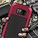 Galaxy S8 Case, Seacosmo Full Body Military Rugged Heavy Duty Aluminum Shockproof Dual Layer Bumper Case Cover for Samsung Galaxy S8, Red