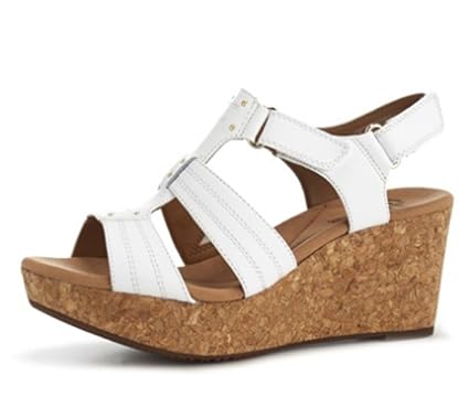 clarks women's annadel orchid wedge sandal