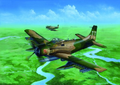 Trumpeter A1J AD7 Skyraider Aircraft Model Kit (1/32 Scale)