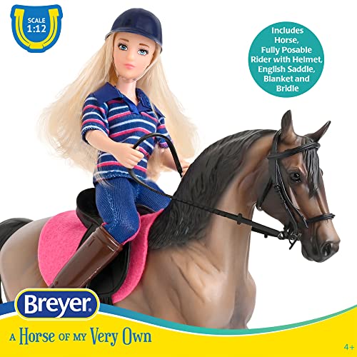Breyer Freedom Series (Classics) English Horse & Rider Doll Set (112 Scale) Model 61114