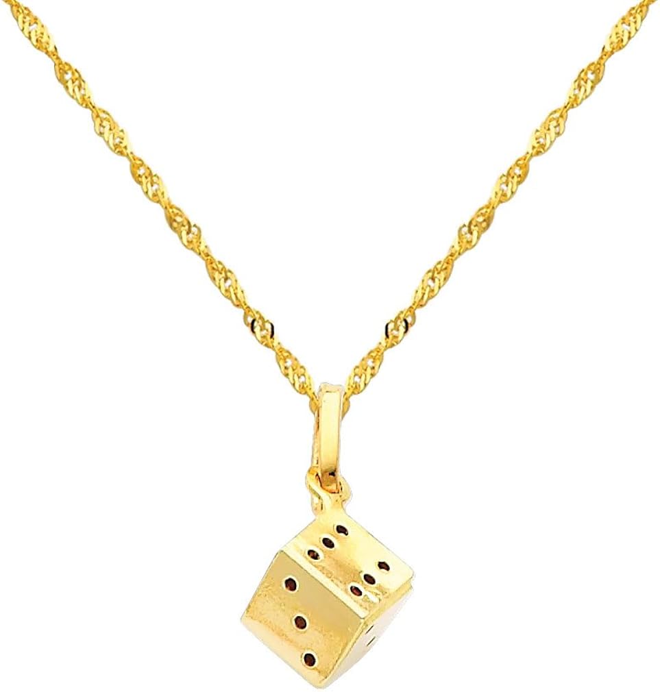 Dice necklace amazon Clearance