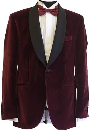 burgundy blazer men