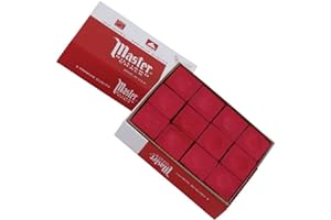 Tweeten Master Red Billiard Chalk Box of 12