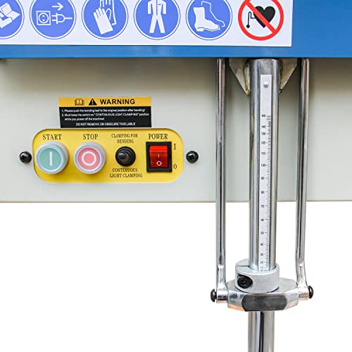 KAKA Industrial Manual Sheet Metal Brake,16Gauge Mild Steel