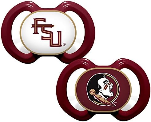 Florida State 2-pk. Orthodontic Logo Pacifiers One Size Burgundy red