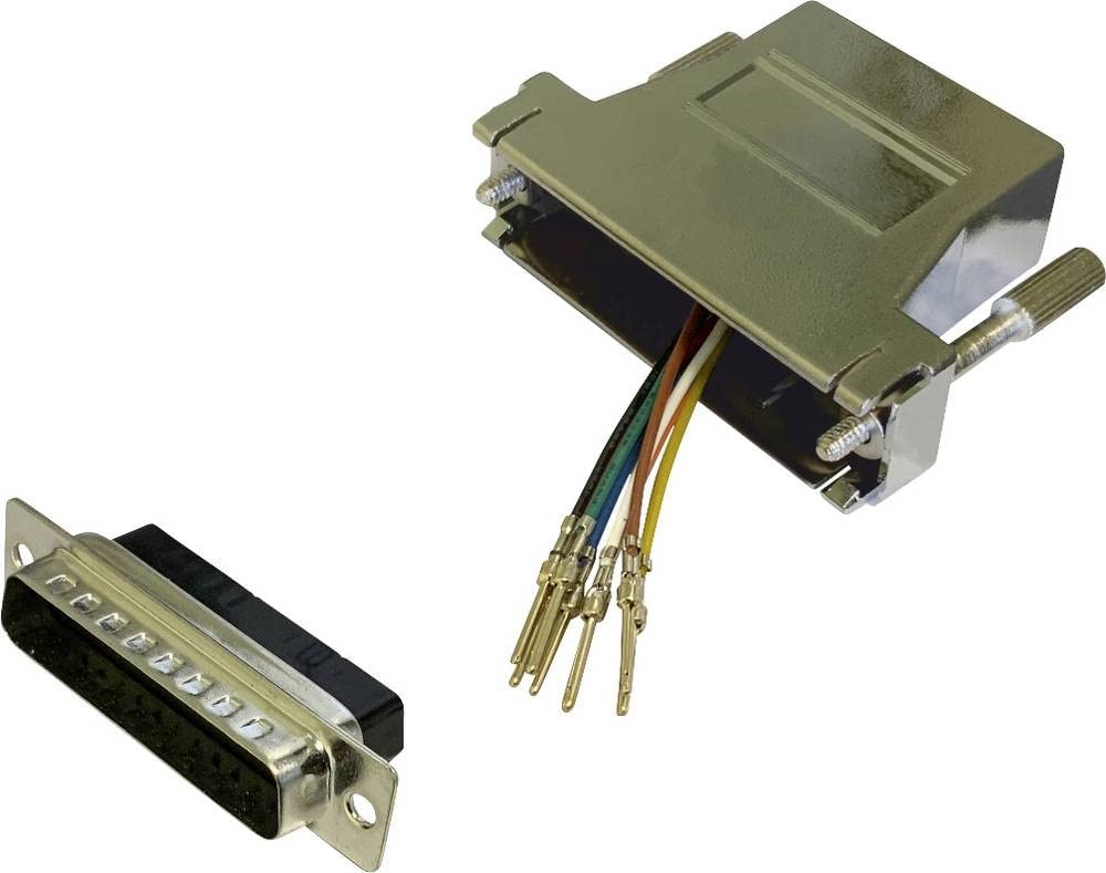 BKL Electronic 10121135 Adaptor D-SUB Male 25-Pin RJ45 Socket Single