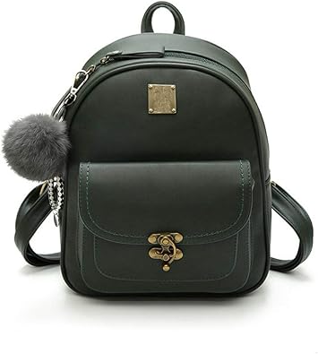 Amazon Onorner レディース リュック バッグ 斜め掛け 手提げ 肩掛け 3way リュックサック サイズ ショルダーバッグ 大容量 イギリス風 可愛い レトロ ショッピング カジュアル 旅行 通勤 通学 Puレザー グリーン Onorner ショルダーバッグ