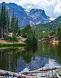 Notebook: Rocky Mountains Canada Canadian lake landscape beautiful by