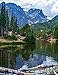 Notebook: Rocky Mountains Canada Canadian lake landscape beautiful by