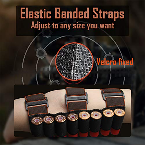 thumbnail image 2 of HWZ 8-Round Shotgun Shell Holder - Adjustable Forearm Or Buttstock Ammo Sleeve 2 of 14