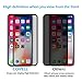 Uxinuo Compatible with iPhone X Privacy Screen Protector Anti Spy Privacy Screen Tempered Glass Screen Protector for iPhone Xs 2018 and X 2017(Premium/Bubble Free/Anti Scratch)