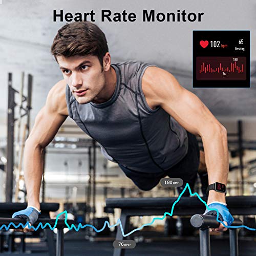 ALNbes Health and Fitness Smartwatch with Heart Rate Monitor, Smart Watch for Home Fitness