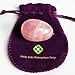 Polar Jade Rose Quartz Yoni Egg, Undrilled, L, M or S Size, Pink Love Stone, for Women for Strengthening Pelvic Floor Muscles and for Countering Stress Adult Urinary Incontinence (Medium Size)