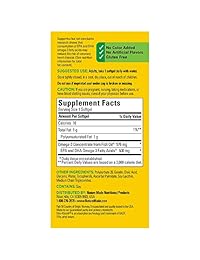 Naturaleza fabricado con tecnología Xtra absorber softgels W. 500 mg de omega-3 EPA y DHA 30 ct