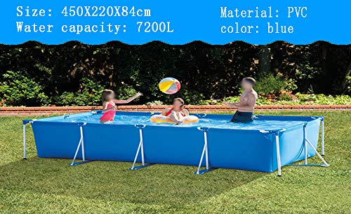 Planschbecken Familienpool, Planschbecken, Pool Rechteckig Für Kinder Einfach Zu Montieren Für Erwachsene Und Kinder… – Bild 3