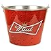 Beer Brand Full Color Aluminum Beer Bucket (Budweiser Red Drops)