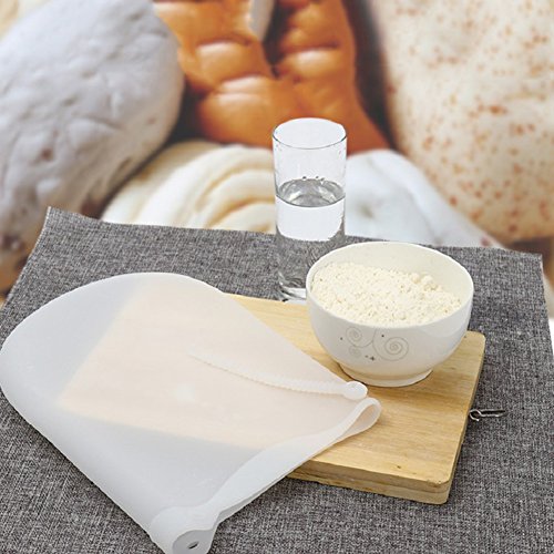 Kneading Bag, Silicone Kneading Dough Bag Non Toxic Non Stick Versatile Making Flour Mixer Maker Bakeware Kitchen Tools for Bread Pastry Pizza Tortilla