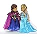 Ebuddy Ice and Snow Sparkle Princess Dress Clothes Fits 18 Inch Girl Doll
