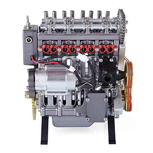 HMANE Inline 4 Cylinder Engine Model Kits for Adults, Custom Metal Car