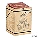 KAPLA Wooden Construction Set - 280 Building Planks in a Chest with Art Book - for Ages 3+