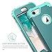 BENTOBEN Phone Case for iPhone 8/iPhone 7, 3 in 1 Shockproof Heavy Duty Rugged High Impact Resistant Hybrid Hard PC Soft Silicone Bumper Full Body Protective Case for iPhone 7/8, Light Teal