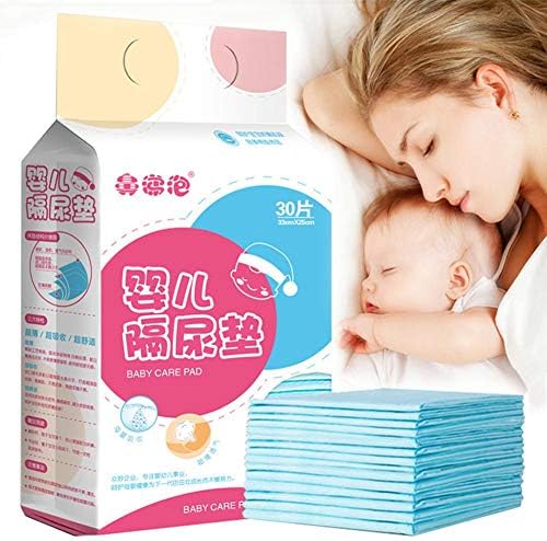 Luerme パイル地防水シーツ 使い捨て 30枚入 33x25cm B07n63scjn 819円 大人気 New Arrival 最安値挑戦 年中無休 高品質 通販