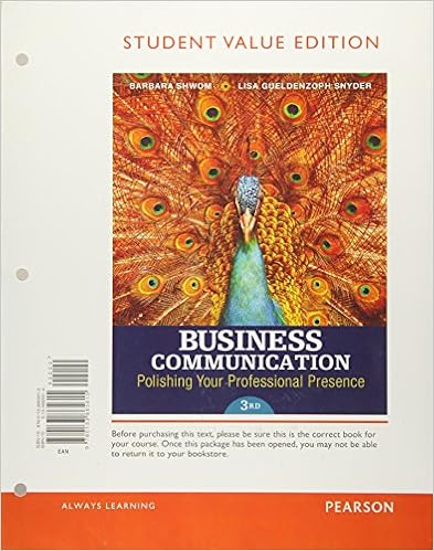 Business Communication Polishing Your Professional Presence Student Value Edition 9780133865615 Business Communication Books Amazon Com