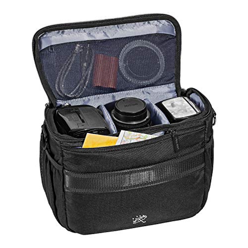 PEDEA SLR-Kameratasche "Guard" Schultertasche Messenger Kameratasche Umhängetasche Kamera Tasche mit Regenschutz, Tragegurt und Zubehörfächern – Bild 7