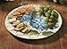 CounterArt Susan Lazy Susan Serving Plate, Blue Hydrangeas