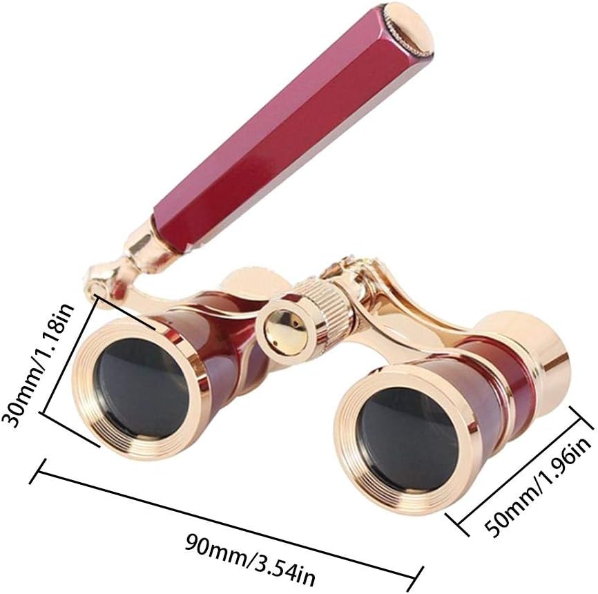 theatre glasses with handle