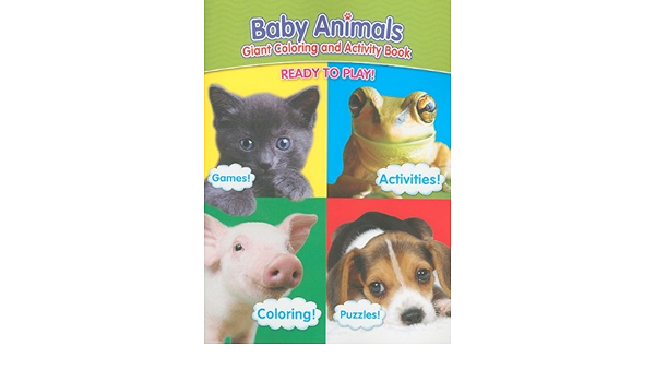 Baby Animals Giant Coloring Activity Book Ready To Play Modern Publishing Amazon Com Books