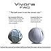 Vivora Luno Exercise Ball Chair, Marble Cover, Felt, Standard Size (22 to 24 inches), for Home Offices, Balance Training, Yoga Ball