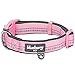 Blueberry Pet Dog Collar for Medium & Small Dogs, Pink Reflective Girl Dog Collar, Padded Neoprene Comfort, Adjustable 14.5