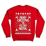 Merry Christmas Ya Filthy Animal Mens Sweatshirt
