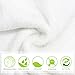 6pcs 100% Bamboo Baby Washcloths - NO DYES Super Soft & Absorbent Bath Towels 10