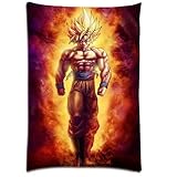 Custom Dragon Ball Z Goku One Side Printed for 20X30 inches Pillow Case Cover by Family Der