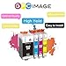 GPC Image 4 Pack Compatible Ink Cartridge Replacement for HP 920XL 920 XL (1 Black, 1 Cyan, 1 Magenta, 1 Yellow) for HP Officejet 6000 6500 6500A 6500A+ 7000 7500 7500A E709A E709N E710A Printer