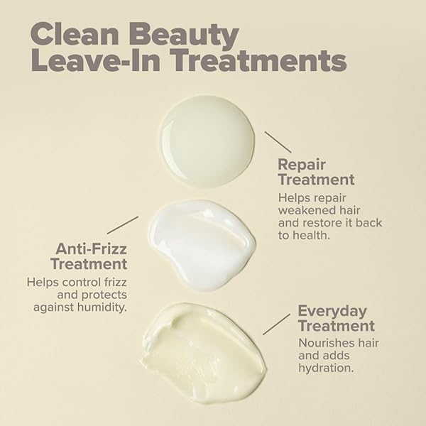 PAUL MITCHELL CLEAN BEAUTY REPAIR LEAVE-IN TREATMENT, LEAVE-IN CONDITIONER, RESTORES STRANDS, FOR DAMAGED, BRITTLE HAIR, 5.1 FL. OZ.
