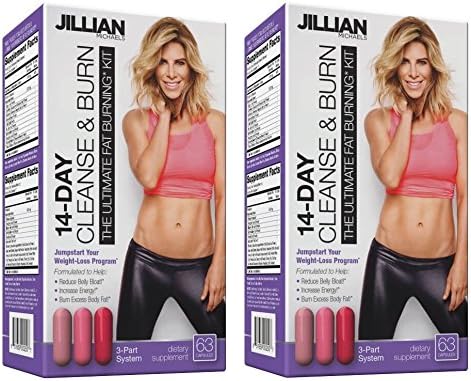 Jillian Michaels JumpStart 14 Day Cleanse and Burn, Weight Loss Kit (2 Pack)