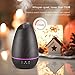 InnoGear 2019 500ml Aromatherapy Essential Oil Diffuser Wood Grain Aroma Diffusers Cool Mist Humidmifier with Touch Control Timer Adjustable Mist 7 Color Changing Night Lights Waterless Auto Shut-Off