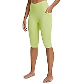 baleaf Women's Capri Leggings with Pockets Knee Length Stretch Casual Exercise Summer Yoga Workout Pants