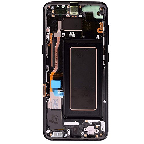 [S8 Plus Midnight Black with Frame] LCD Display Touch Screen Digitizer Replacement + Tools for Samsung Galaxy S8+ Plus 6.2” G955U G955F G955A G955P G955V G955T G955R4 - Thumbnail 2