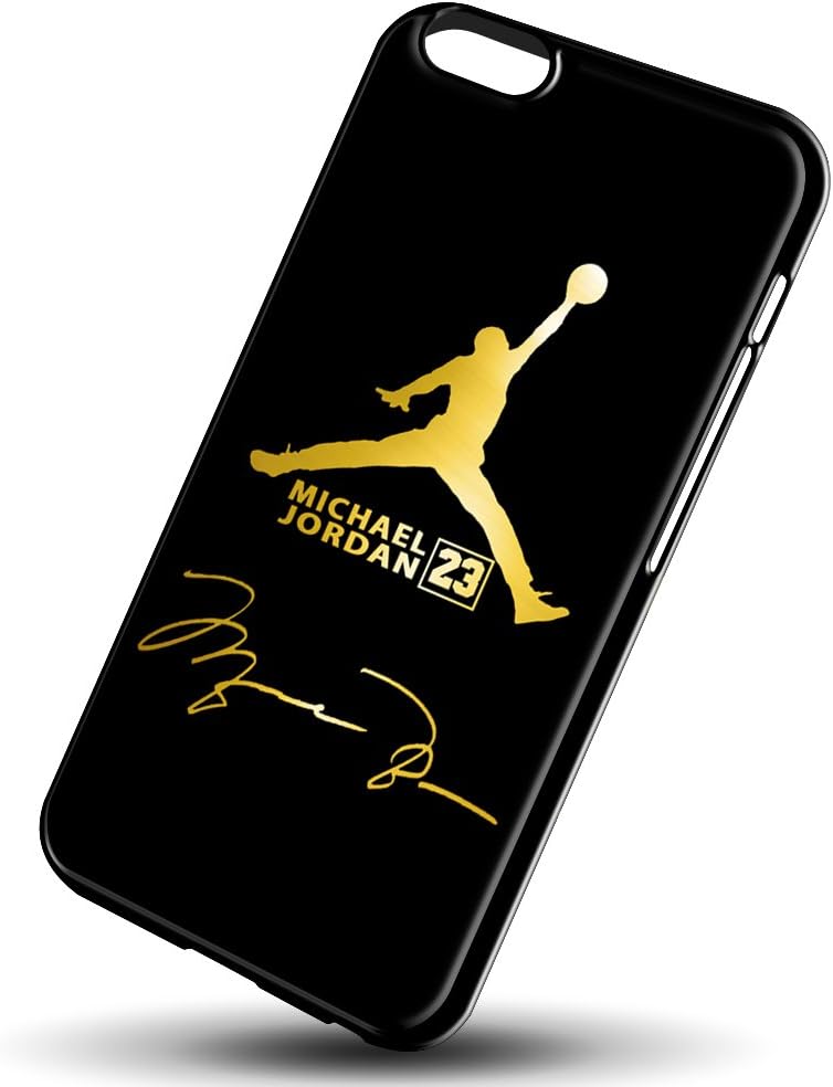 Air Jordan Treasure in Gold Logo for iPhone 6/6s Black Case